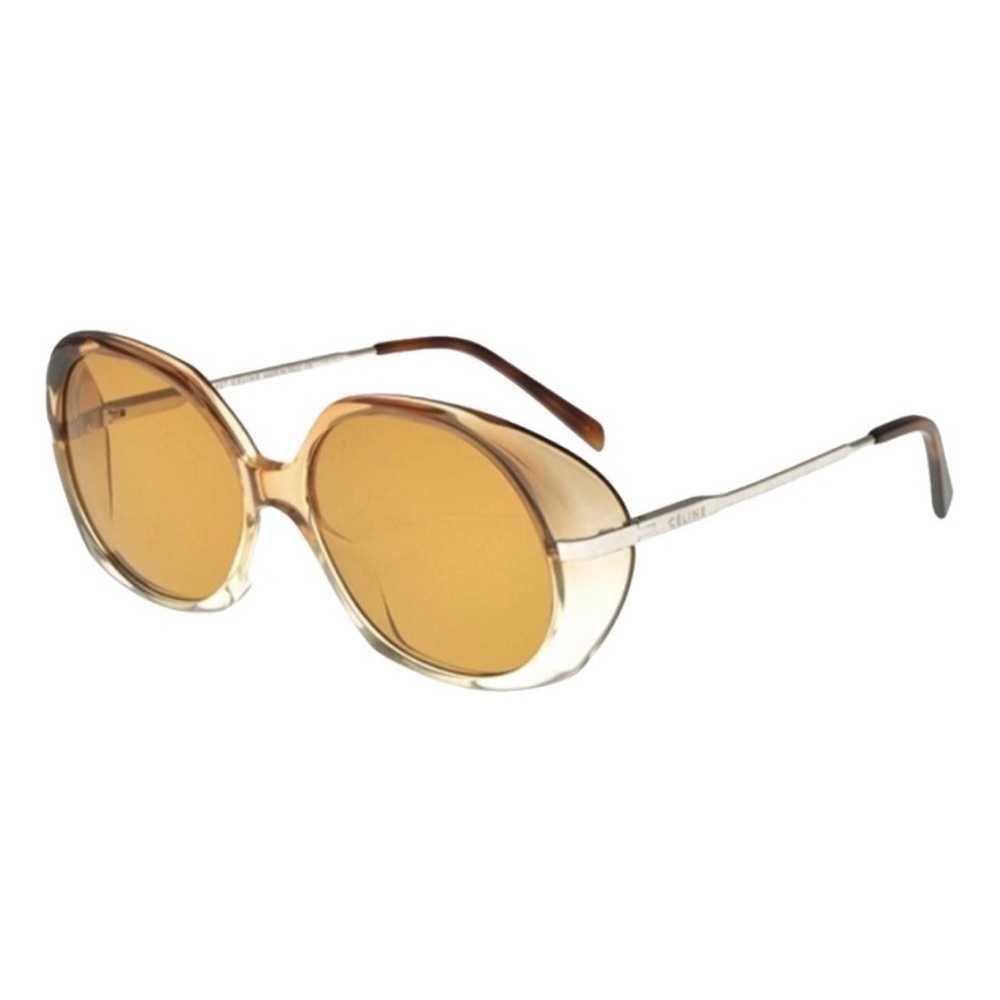 Celine Women's Yellow oversized Sunglasses